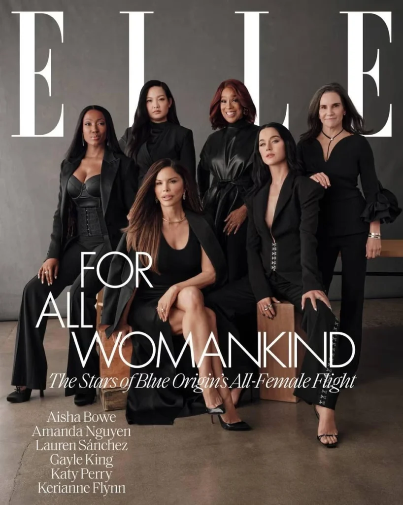 Обкладинка журналу ELLE з членами екіпажу
Фото Соціальні мережі