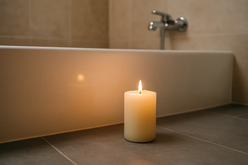 Сусідка розповіла, навіщо зберігає у ванній звичайну свічку