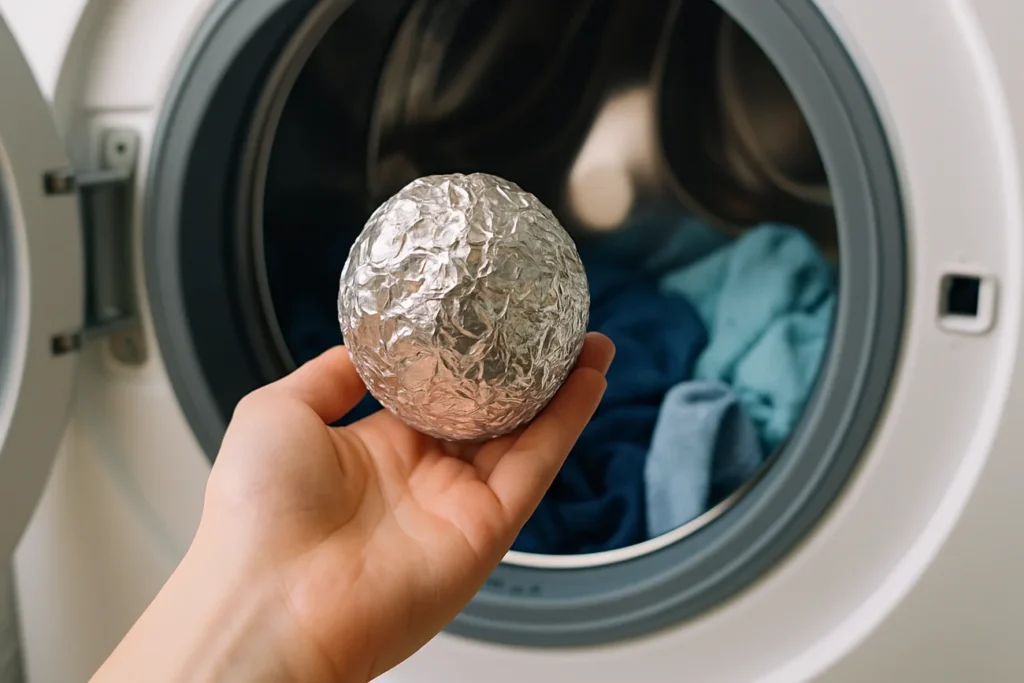 Сусідка розповіла, навіщо кладе кульку з фольги в пральну машину